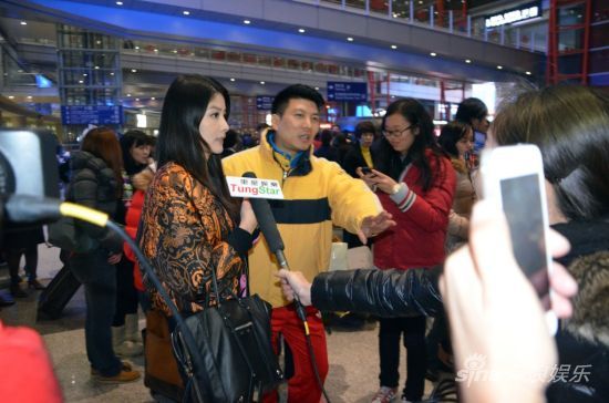 陳慧琳抵京為春晚彩排稱不想老公